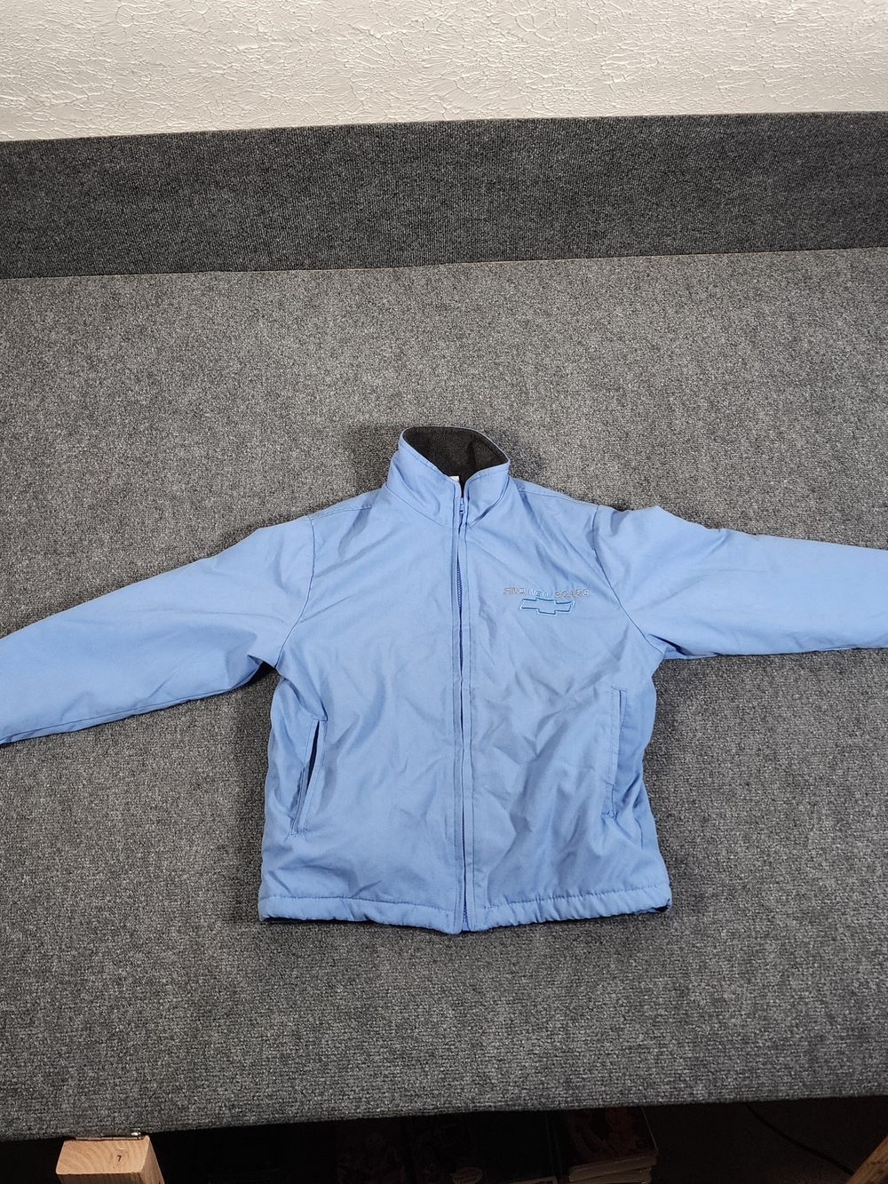 King Louie Women's Blue Full Zip Jacket  Chevrolet SizeS Union Made